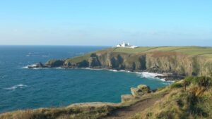 Uitzicht over Lizard Point in Cornwall.