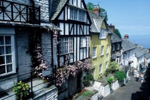 Zo'n typisch straatje in Clovelly. Dus feitelijk echt wel interessant om dit dorpje te bezoeken.